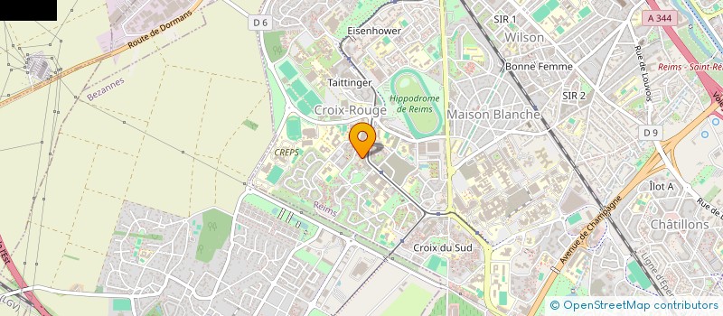 localisation de l'entreprise EDUSCIO MONT DES OLIVIERS  REIMS