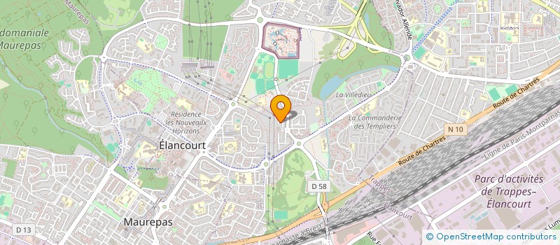 localisation de l'entreprise EDUSPORT  VOUZERON