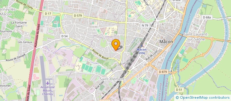 localisation de l'entreprise EDUSPORT HORIZON à MACON