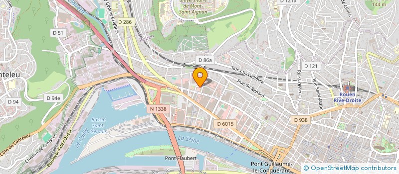 localisation de l'entreprise EDUVOYAGEWORLD à ROUEN