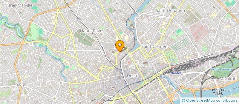 localisation de l'entreprise EDUWEB3 à NANTES