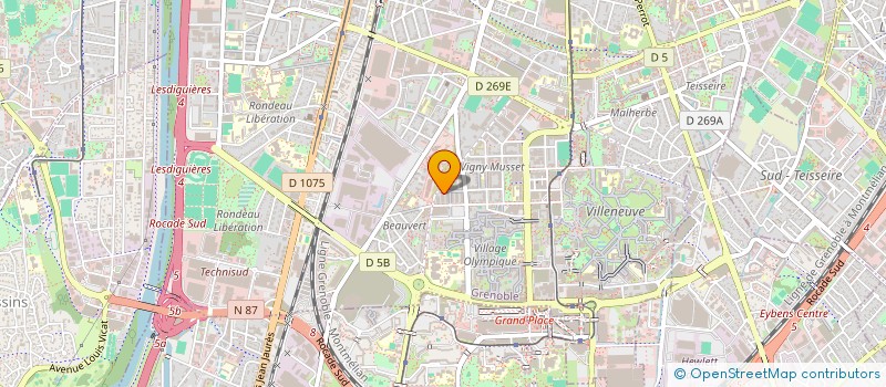 localisation de l'entreprise EDUXIM à GRENOBLE