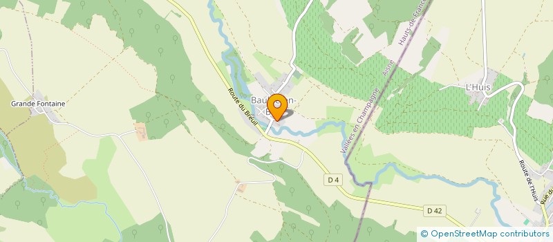 localisation de l'entreprise EDV à VALLEES EN CHAMPAGNE