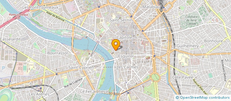 localisation de l'entreprise EDV EVENEMENTS & DIFFUSION VIDEO à TOULOUSE