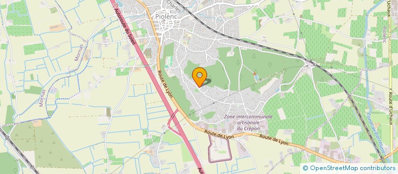 localisation de l'entreprise EDV INVEST  PIOLENC