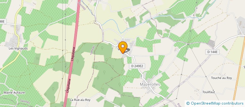 localisation de l'entreprise EDV PATRIMOINE  MAZEROLLES