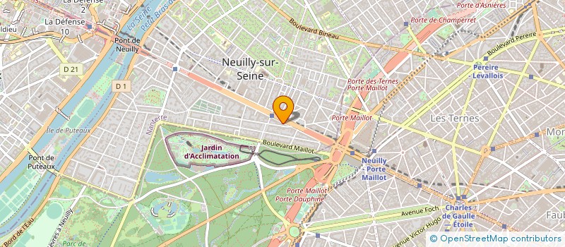 localisation de l'entreprise EDV SARL ASSOCIATES à NEUILLY-SUR-SEINE