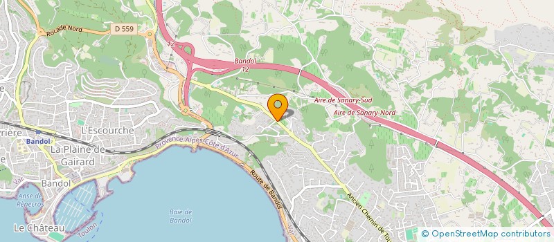 localisation de l'entreprise EDV SECURITY à SANARY-SUR-MER