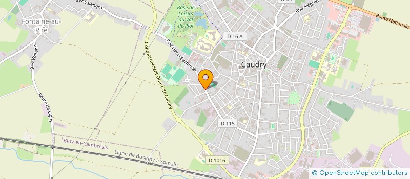 localisation de l'entreprise EDV SOUDURE  CAUDRY