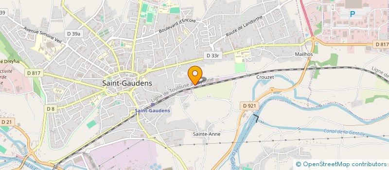 localisation de l'entreprise EDVB à SAUVETERRE-DE-COMMINGES