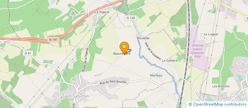 localisation de l'entreprise EDVICY à SAINT-SATURNIN