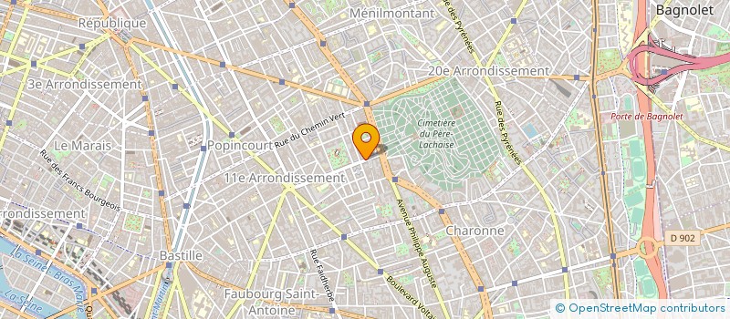 localisation de l'entreprise EDVIN  PARIS