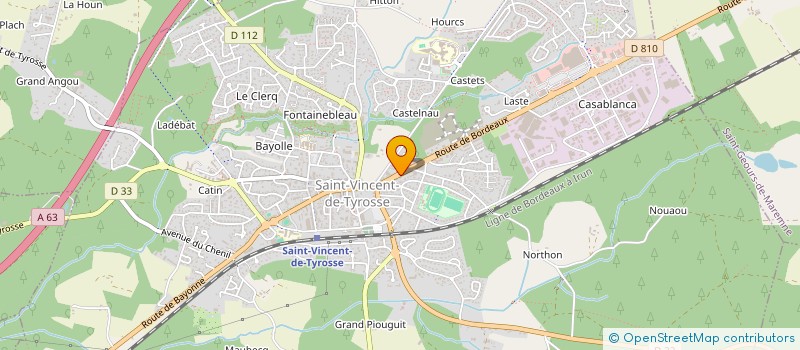 localisation de l'entreprise EDW HOSSEGOR IMMOBILIER  SAINT-VINCENT-DE-TYROSSE