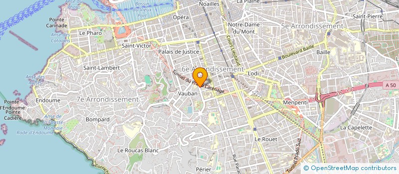 localisation de l'entreprise EDWARD à MARSEILLE