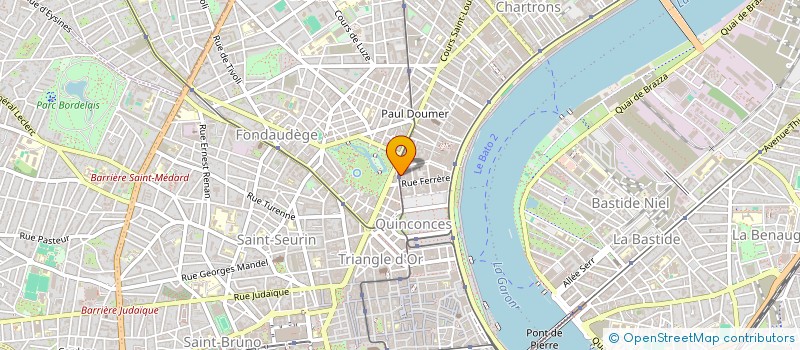 localisation de l'entreprise EDWARD  BORDEAUX