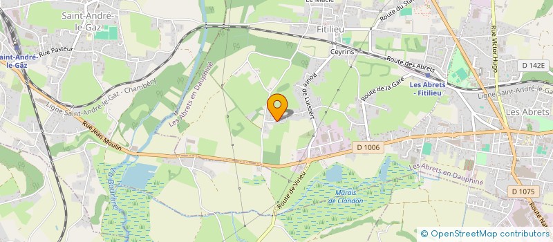 localisation de l'entreprise EDWARD ACHARD à LES ABRETS-EN-DAUPHINE