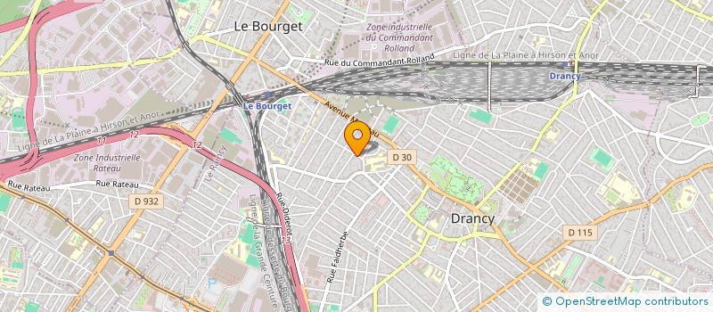 localisation de l'entreprise EDWARD INVEST  DRANCY