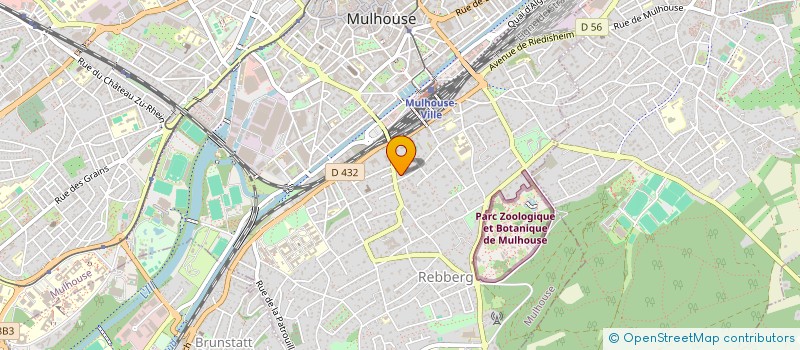 localisation de l'entreprise EDWARD JOUBIER EBENISTE à MULHOUSE
