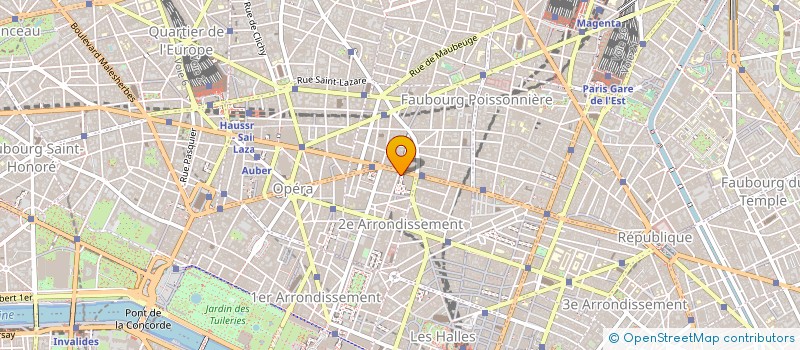 localisation de l'entreprise EDWARD LEVY STABLES à PARIS