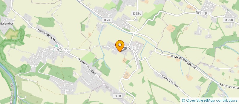 localisation de l'entreprise EDWIGE COMETTI  AUREVILLE