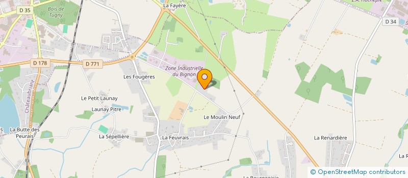 localisation de l'entreprise EDWIMODE à ERBRAY