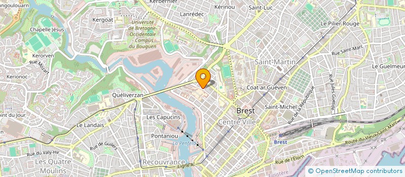 localisation de l'entreprise EDWIN à BREST