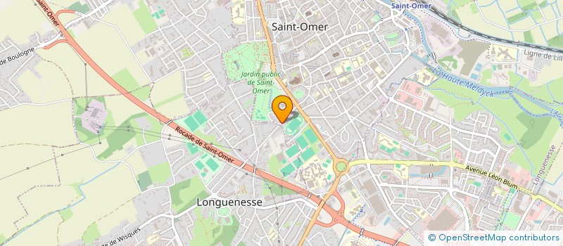 localisation de l'entreprise EDWIN CLARK  SAINT-OMER