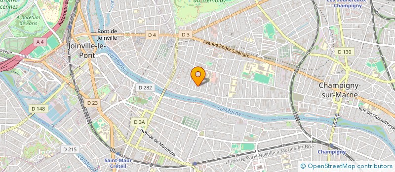 localisation de l'entreprise EDX CONSULTING à CHAMPIGNY SUR MARNE