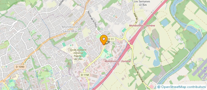 localisation de l'entreprise EDXP INVEST à MONTBONNOT-SAINT-MARTIN
