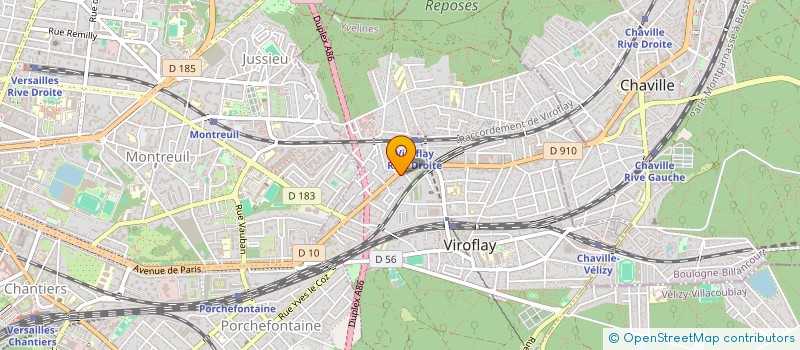 localisation de l'entreprise EDY à VIROFLAY