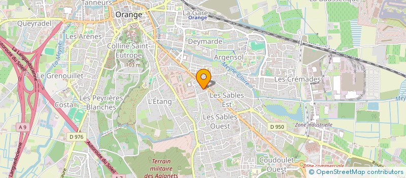 localisation de l'entreprise EDY AUTOS à ORANGE