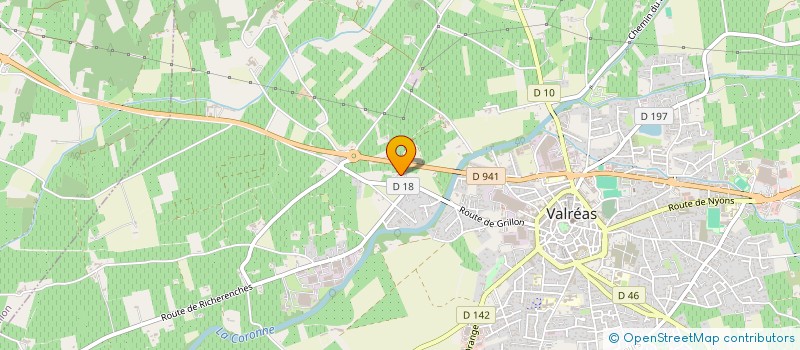 localisation de l'entreprise EDY BOUTIK à VALREAS
