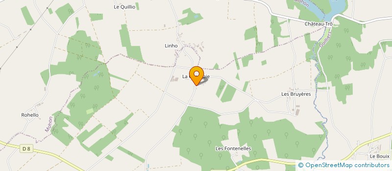 localisation de l'entreprise EDY NAISSAGE  SAINT-MALO-DES-TROIS-FONTAINES