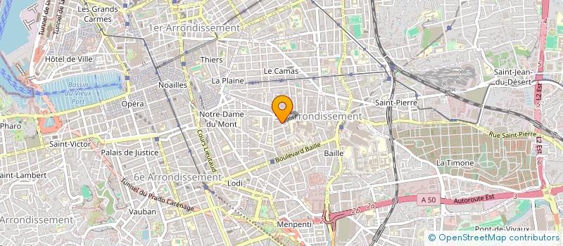 localisation de l'entreprise EDY SUD à MARSEILLE