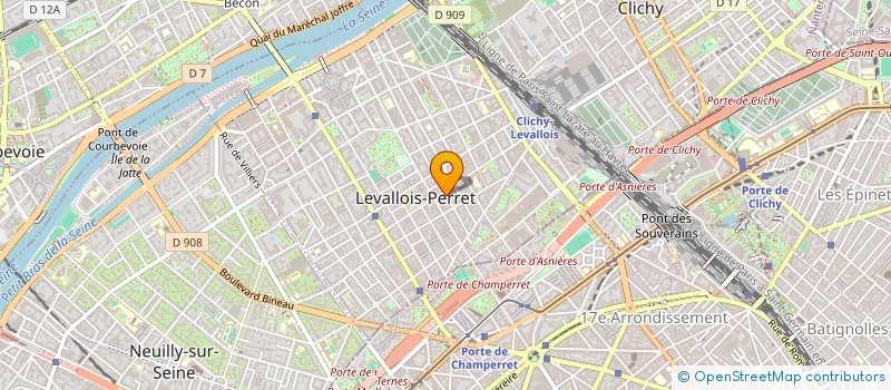 localisation de l'entreprise EDYAMS CONSULTING à LEVALLOIS-PERRET