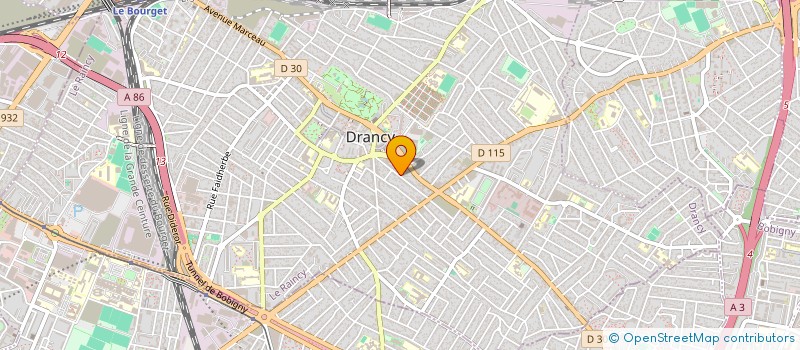 localisation de l'entreprise EDYB à DRANCY