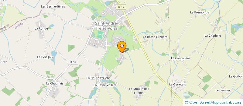 localisation de l'entreprise EDYCEM à MONTAIGU-VENDEE