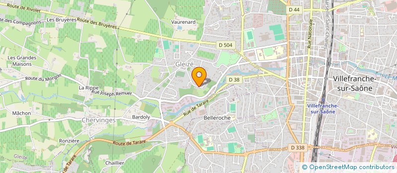 localisation de l'entreprise EDYF  GLEIZE