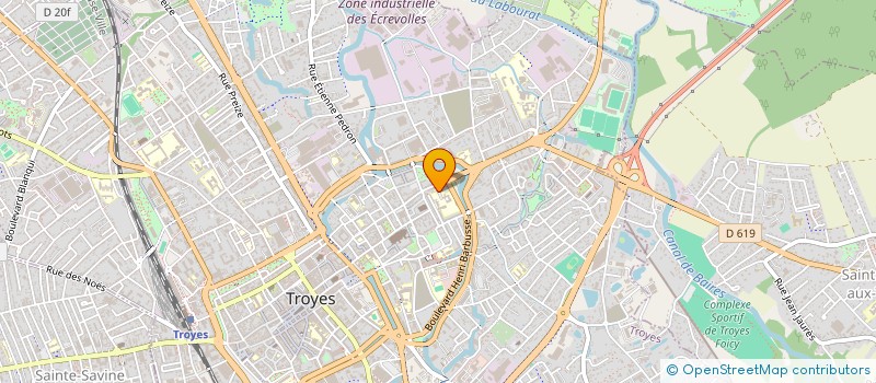 localisation de l'entreprise EDYFIA à TROYES