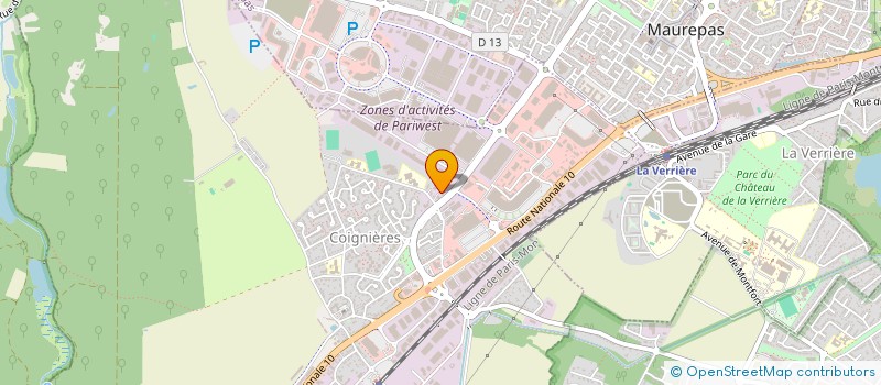 localisation de l'entreprise EDYFICE à COIGNIERES