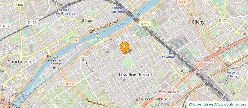 localisation de l'entreprise EDYGRAF à LEVALLOIS-PERRET