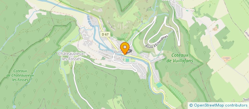 localisation de l'entreprise EDYL  VUILLAFANS