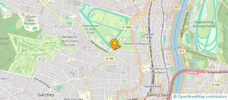 localisation de l'entreprise EDYL à SAINT-CLOUD