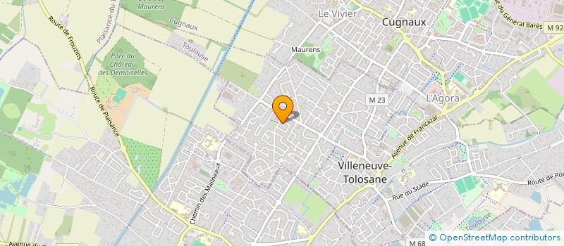 localisation de l'entreprise EDYTEL  CUGNAUX