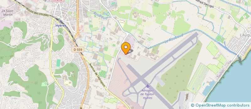 localisation de l'entreprise EE 13  HYERES