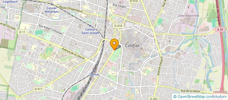 localisation de l'entreprise EE&CO  COLMAR