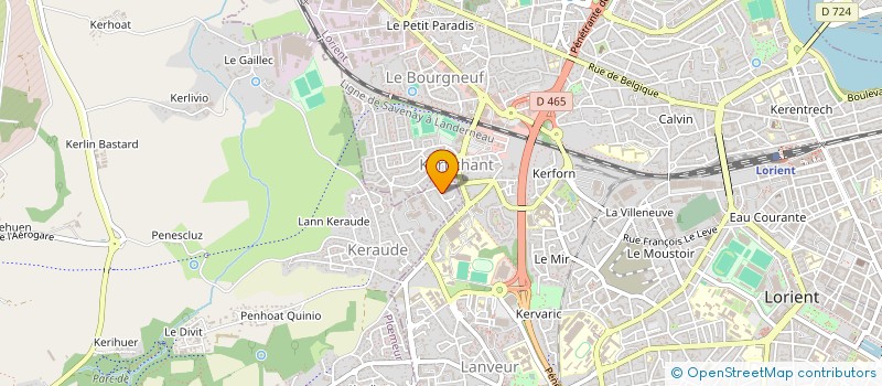 localisation de l'entreprise EE-CO-MA-BAT à PLOEMEUR