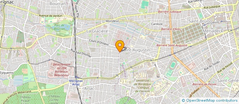 localisation de l'entreprise EE CONSEIL  MERIGNAC