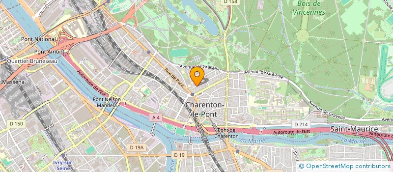 localisation de l'entreprise EE2  CHARENTON-LE-PONT