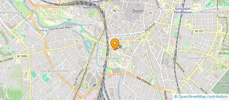 localisation de l'entreprise EEC SARL à DIJON